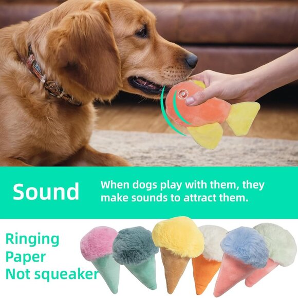 19 Pack Puppy Squeaky Dog Toys Set Plush Puppies,Cute Chew Pets Dog Toy with Squ - Picture 4 of 6